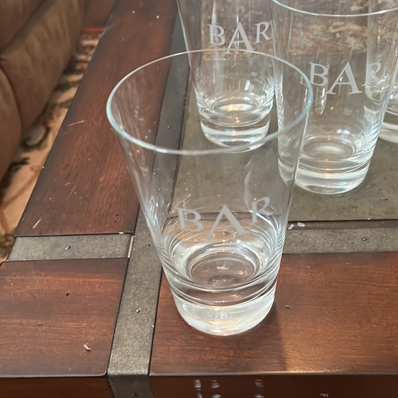 Pottery Barn bar glasses set of 5 new - Picture 2 of 2